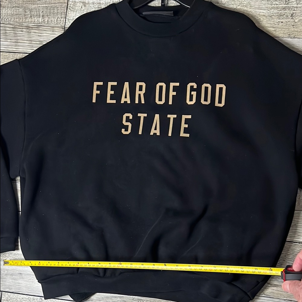 Fear of God State Black Crewneck Sweater
